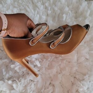 Boden Gold and Silver Heels